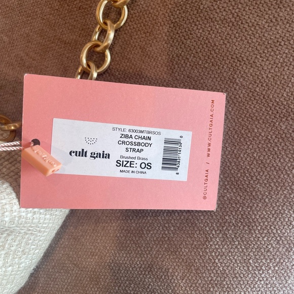 Cult Gaia Cream Mini Bag with Gold Chain - Picture 8 of 14
